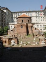 Античная Сердика — Ротонда Святого Георгия и руины резиденции императора Константина I Великого