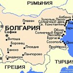 Болгария Карта Побережья