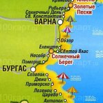 Курорты Болгарии Карта